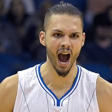 Evan Fournier threatens mascot Aaron Gordon dunked on, mascot responds