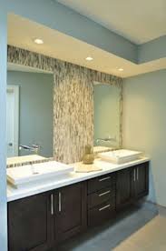 Each sink and bathtub should also have its light. Glass Farm A Big Building Covered By A Glass Facade With Various Facilities Bathroom Recessed Lighting Bathroom Design Modern Bathroom