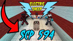 MINECRAFT SCP-594 THE ELECTRIC SHEEP ELECTRIFIED MY SCP BASE - YouTube