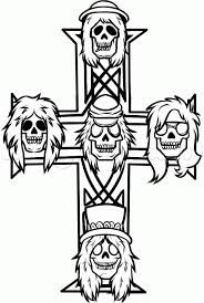 How To Draw Guns N Roses Guns N Roses Step 7 Roses Drawing Guns N Roses Realistic Rose Drawing