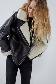 Oversized Double Faced Jacket New In Trf Zara Ireland Jackets Coats For Women Leather Jacket