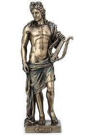He is the leader of the muses. Apollo Greek God Of Light Music Poetry Statue Greek Mythology Statue Apollo Statue Apollo Greek