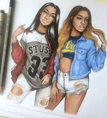 Bff Sketch Fashionsketch Fashiondrawing Fashionillustration Drawing Illustration Art Artist Fashiona Bff Drawings Black Girl Magic Art Black Girl Art
