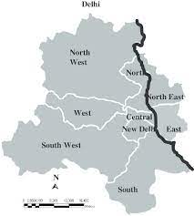 This high quality transparent png images is totally free on pngkit. Map Of Delhi City Corporation Showing Nine Districts Download Scientific Diagram