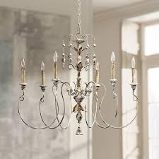 Quorum Salento 6 Light 32 Wide Persian White Chandelier U3722 Lamps Plus