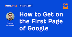 How to Get on the First Page of Google