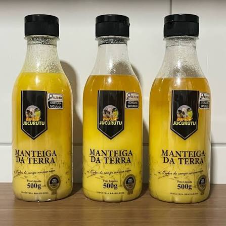 Manteiga da Terra Jucurutu 500g Original | Manteiga de Garrafa Nordestina  Premium | Shopee Brasil