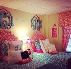 Something i've found a ton of, especially for college dorms, is wall art! Monogram College Dorm Room Preppy Dorm Room Cool Dorm Rooms Girls Dorm Room