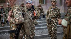 Caricature politique décrivant le sultan hamid comme un boucher en raison de ses actions sanglantes contre les arméniens vivant dans l'empire ottoman. Syrien Armenien Warnt Vor Neuem Stellvertreterkrieg In Karabach