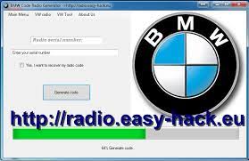 1.download bmw code radio 2.location and enter serial number 3.generate code to … Bmw Radio Code Stereo Reset Decoder Generator M3 M4 M5 M6 X3 X5 X6