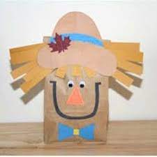 Paper Bag Scarecrow Scarecrow Crafts Kid Friendly Crafts Paper Bag Scarecrow