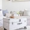 Wooden blanket box coffee table trunk vintage chest wooden ottoman toy box bt2. 3