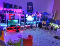 50 Video Game Room Ideas To Maximize Your Gaming Experience Video Game Room Design Video Game Bedroom Video Game Rooms