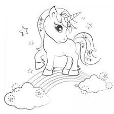 Coloriage Licorne Dessin Licorne Avec Tete A Modeler En 2020 Coloriage Coloriage Arc En Ciel Dessin Licorne