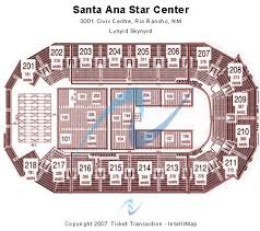 Santa Ana Star Center Tickets Santa Ana Star Center In Rio