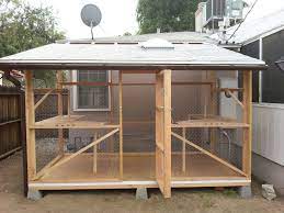 Free Standing Custom Catio Ready For Cats With Skylight Diy Cat Enclosure Outdoor Cat Enclosure Outside Cat Enclosure