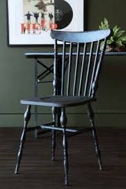 Distressed Metal Vintage Dining Chair Vintage Dining Chairs Eclectic Seating Chair