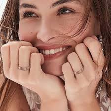 Cigmag 2PCS Copper Rings for Women