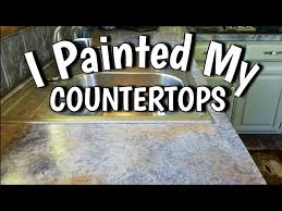 Many readers say they greatly prefer retro design countertop laminates with a glossy top coat — just like in the olden days. How To Paint Countertops Looks Like Slate 65 Diy Budget Friendly Kitchen Update Youtube