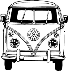 Stoner coloring pages are a …bohemian sun and moon, tattoo. Hippie Vw Bus Coloring Page Novocom Top