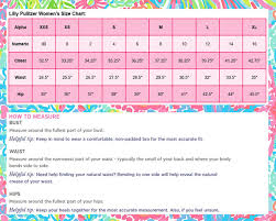 Lilly Pulitzer Size Chart Women Splash Of Pink