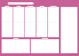 Nous avons conçu avec amour un template de planning de projet pour organiser efficacement votre template de planning projet à télécharger pour vous aider à piloter efficacement votre projet. Planning Vierge Menu De La Semaine Recettes Cookeo