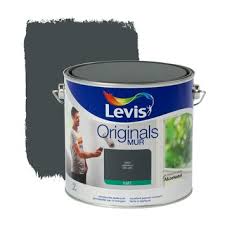 Comment aménager vos intérieurs en couleur bleu gris? Peinture Murale Originals Levis Mat Bleu Gris 2 5 L Gamma Be