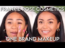 FULL FACE OF FRANKIE ROSE COSMETICS!!
