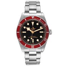 Tudor Heritage Black Bay Burgundy Bezel Steel Mens Watch 7941A1A0 Box Card