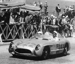 1955 Mercedes Benz 300 Slr Drivers Stirling Moss Denis Jenkinson Sports Car Racing Vintage Race Car Vintage Racing