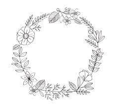 Dieser sale war nie besser. Floral Wreath Floral Wreaths Illustration Floral Embroidery Patterns Floral Wreath Drawing