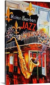 Maison Bourbon Poster Prints New Orleans Art Wall Art Prints