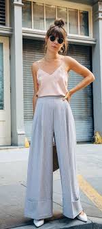 Black And White Square Pants Outfit Ideas Beautiful Square Pants Outfit Ideas 30 Fashion Wide Leg Pants Outfit Street Style