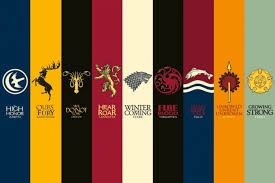 Cinque Casate Di A Game Of Thrones Cinque Cose Belle Stampa Poster Immagini Di Harry Potter Game Of Thrones