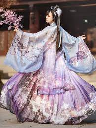 Cosplay Hanfu Woman Chinese Traditional Dress Tang Dynasty Fairy Princess  Clothes Stage Costumes Purple Hanbok Girl Original 