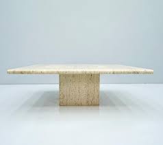 Shop with afterpay on eligible items. Low Square Travertine Coffee Table 1970s 149480