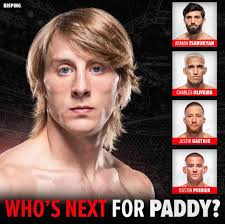 Wer ist als nächstes dran für Paddy? : r/ufc