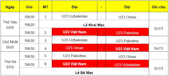 Cập nhật lịch thi đấu, bảng xếp hạng, kết quả, tin nhanh bóng đá vn mới nhất. Lá»‹ch Thi Ä'áº¥u Giáº£i Bong Ä'a Quá»'c Táº¿ U23 Cup Vinaphone 2018 Vov Vn