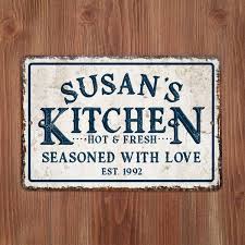 vintage kitchen signs