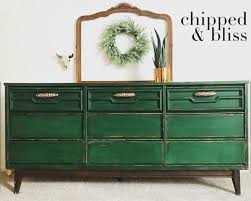 This Rustic Piece By Chipped And Bliss Has Been Painted With Chalk Paint By Annie Sloan In Painted Furniture Colors Green Painted Furniture Colorful Furniture