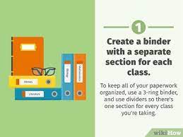 4 Ways To Be Organized In School - Wikihow