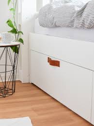 Ikea brimnes bett erfahrung have an image from the other. Ruhrwohl De Wie Ich Mein Bett Mit Paletten Kopfteil Und Ledergriffen Optimiert Habe