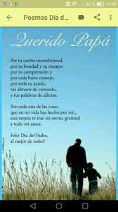 Gracias por darme la mano cuando más lo necesitaba. Poemas Para El Dia Del Padre Fur Android Apk Herunterladen