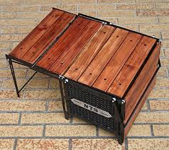 そろそろソロキャン サイドアップボックス テーブルｓ キャンプ用テーブル キャンプ テーブル diy テーブル