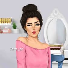 صور بنات كرتون انمى رائعة روز Cartoon Girl Images Digital Art Girl Girly M