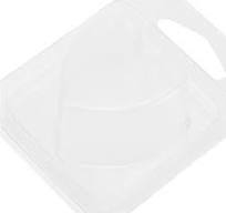 Amazon.com: 100 Packs Heart Shaped Wax Melt Clamshells ...