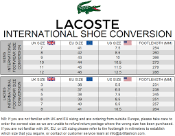 Lacoste Tee Shirt Size Guide Coolmine Community School