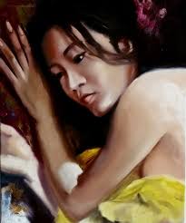 memories Jonathan Chan 16x22 inches oil