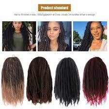 Schedule ointment with jen s hair. 18 Inch Braids Hair Afro Kinky Curly Twist Braid Hair Extensions Synthetic Twist Crochet Hair Buy At A Low Prices On Joom E Commerce Platform