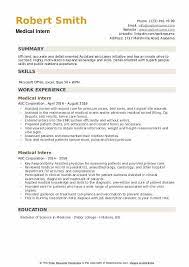 Check spelling or type a new query. Medical Intern Resume Samples Qwikresume